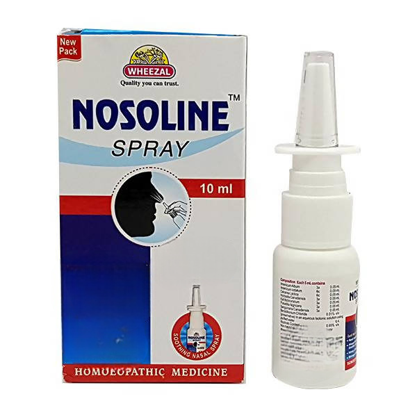Wheezal Nosoline Nasal Spray - Distacart