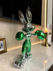 Sun Mun Decors Chrome Bunny Table Decor Figurine
