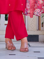 Thumbnail for Hand Embroidered Kurta With Pant & Printed Dupatta Luxury Premium, Multicolor - Hiral Fashion - Dista
