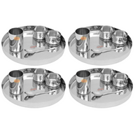 Vinod Stainless Steel 20 Pc Solid Thali Set