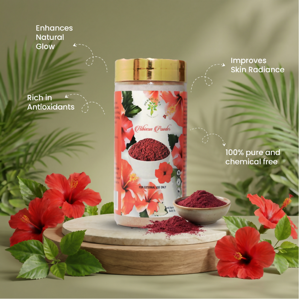 Herbal Aura Hibiscus Powder - Distacart