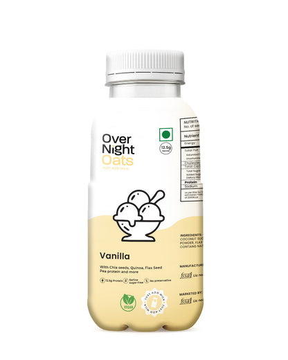 OverNightOats Vegan Vanilla Oatmeal - Distacart