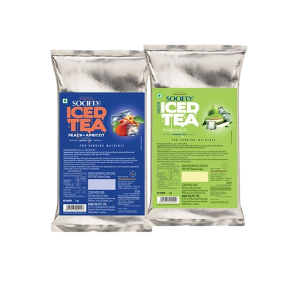 Society Peach Apricot& Raw Mango Iced Tea Combo - Distacart