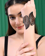 Thumbnail for VOJ Pack of 3 Bracelet - Gold, Silver and Black Tonned Kada Bracelet. - Distacart