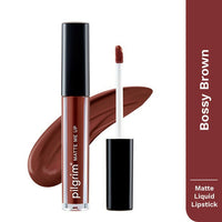 Thumbnail for Pilgrim Matte Me Up Liquid Lipstick Bossy Brown - Distacart