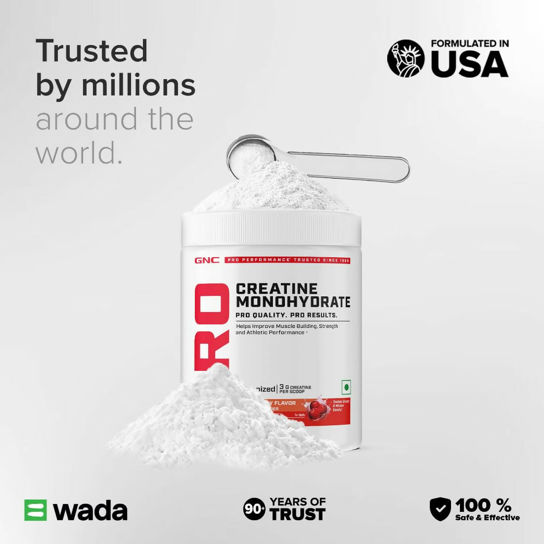 GNC Pro Performance Creatine Monohydrate Cranberry - Distacart