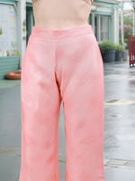 Thumbnail for Joban Fashion Pink Position Digital Print With Position Foil Kurta Set