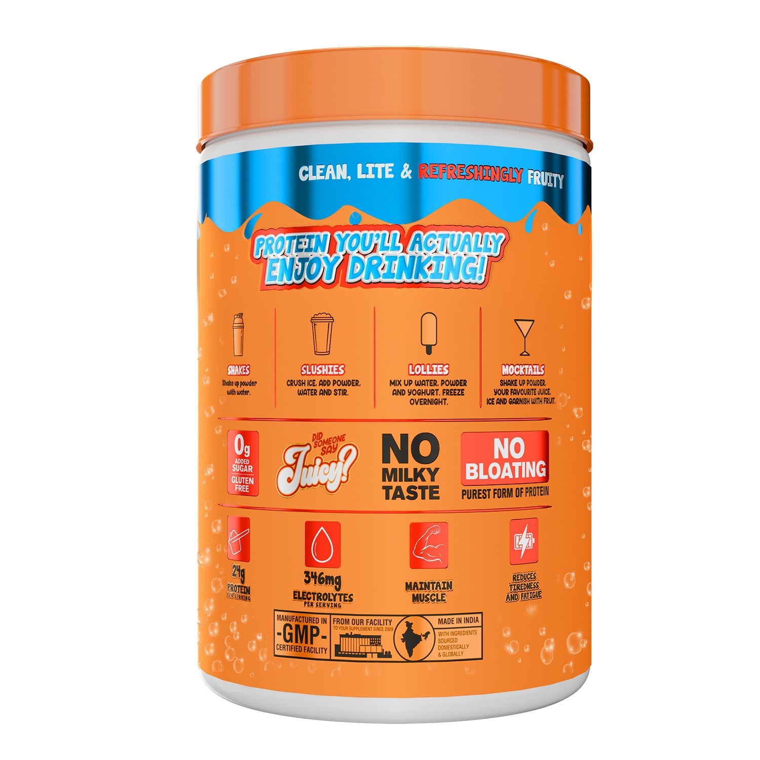 Big Muscles Nutrition Fizzy Whey & Shaker Combo