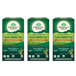 Thumbnail for Organic India Tulsi Green Tea Ashwagandha - Herbal Sleep Tea, Caffine Free