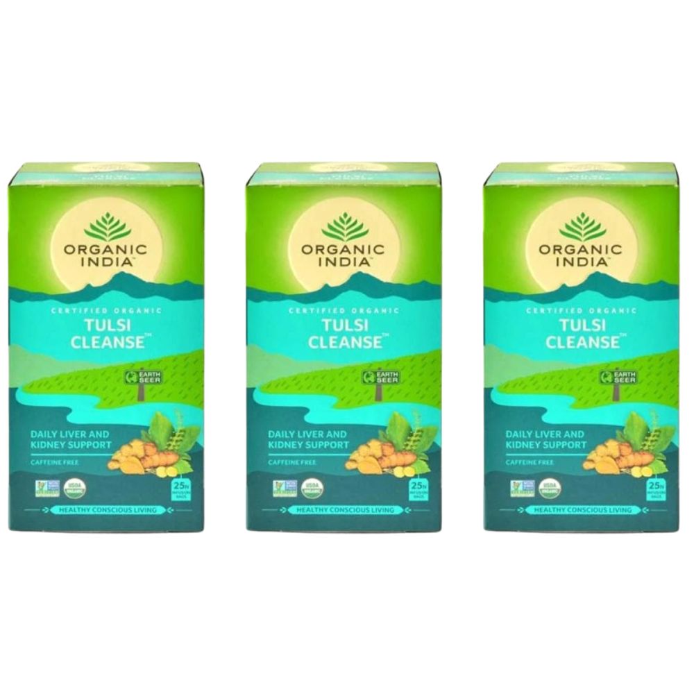 Organic India Tulsi Cleanse 25 Tea Bags - Distacart