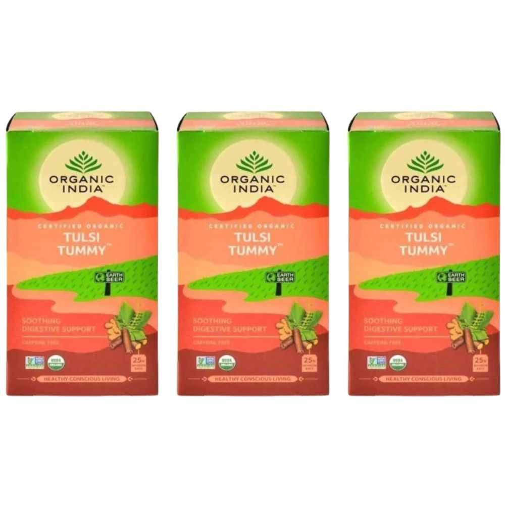 Organic India Tulsi Tummy 25 Tea Bags