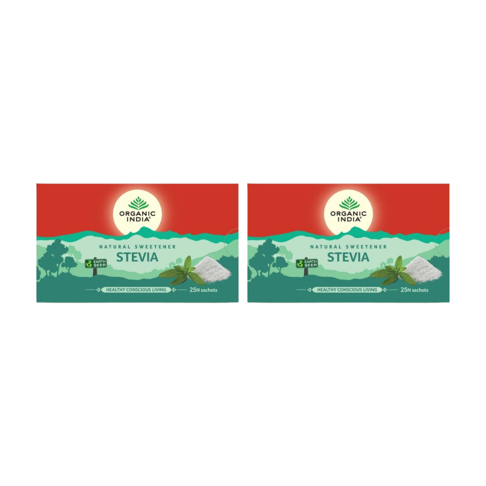 Organic India Natural Sweetener Stevia Sachets - Distacart