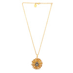 Thumbnail for Nuyug 18k Gold-Plated Crystal Studded Minimal Chain Pendant Necklace