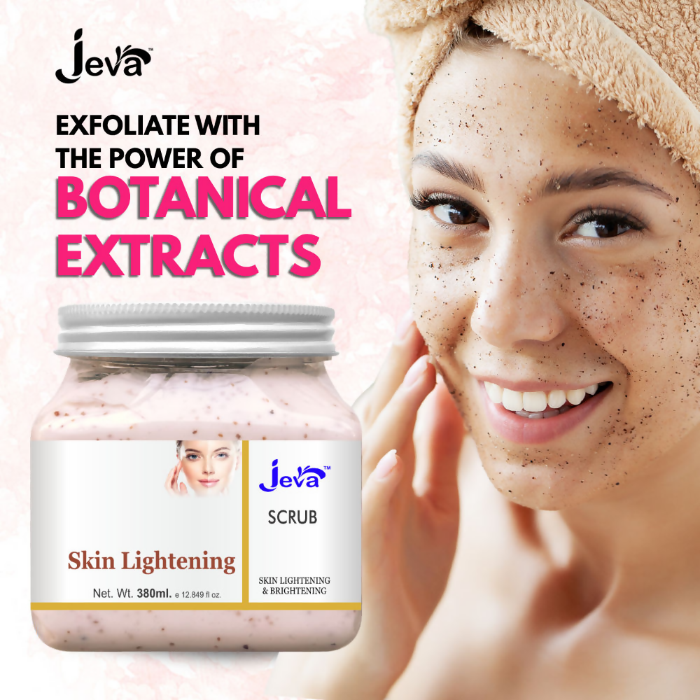 Jeva Skin Lightening Scrub Face & Body Exfoliates - Dista