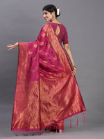 Thumbnail for Astita Silk Pink Saree