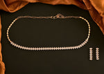 Thumbnail for Joban Fashion Women Golden White Ad Necklace Set With Earrings - Distacart