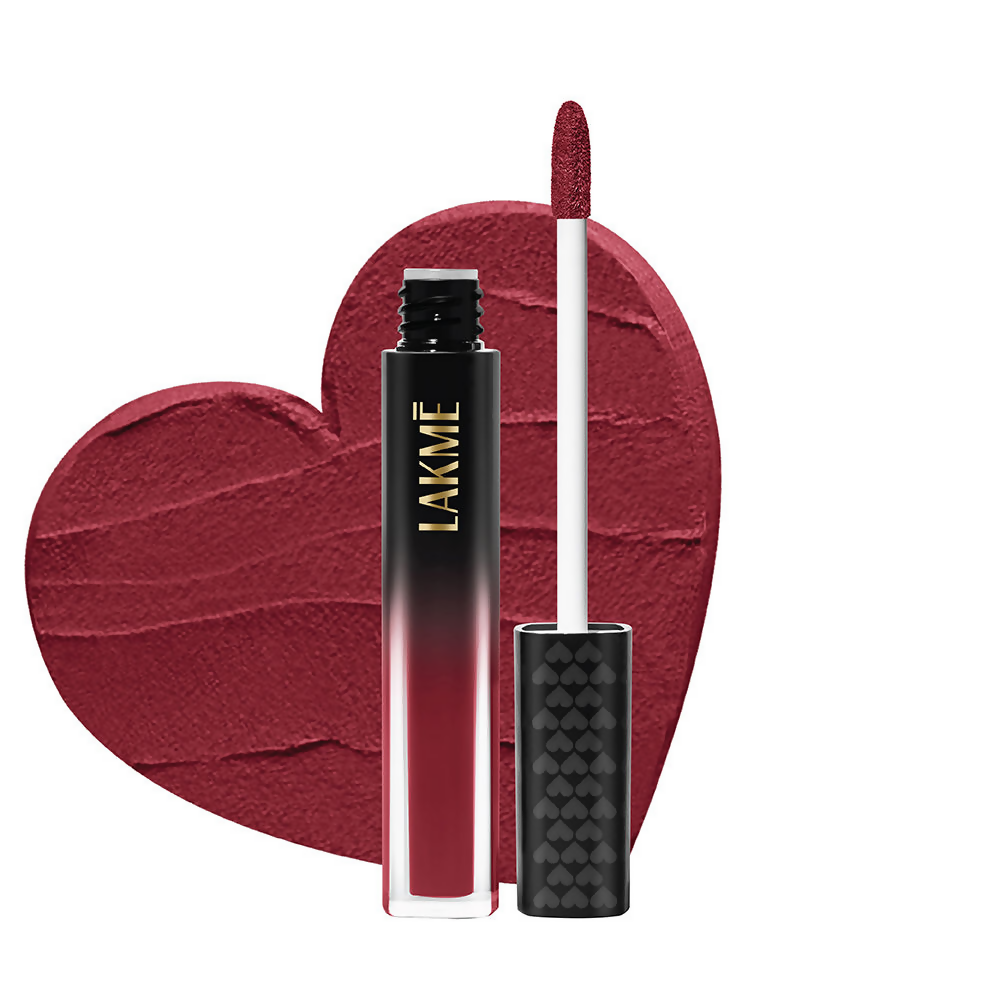 Lakme Xtraordin-Airy Velvet Matte Lip Mousse - Love Me Red - Distacart