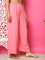 Thumbnail for TAG 7 Women Flared Solid Palazzos - Distacart