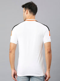 Thumbnail for Fancode Sunrisers Hyderabad IPL Printed Polo Collar Cotton Sports T-shirt - Distacart
