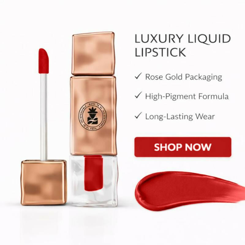 BOBI Velvet Matte Liquid Lipstick, Shade_4 RUBY - Dista