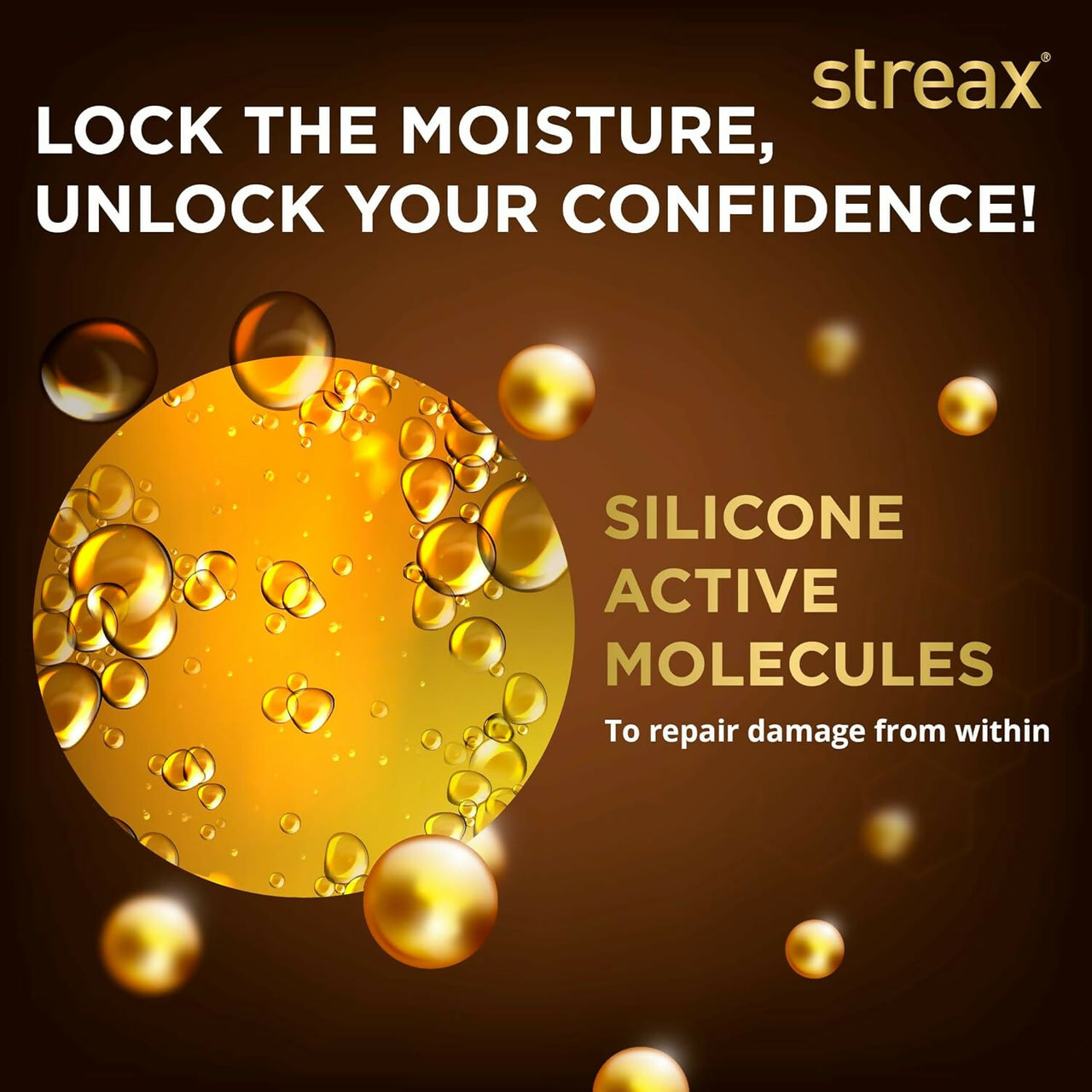 Streax Glossy Serum Shine Hair Conditioner For Dull & Dry Hair, With Silicon Actives for Shiny Hair & Frizz Control - Distacart