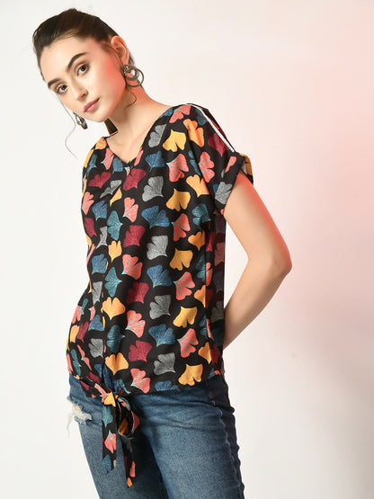 Myshka Women's Multi Printed Top - Distacart