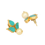 Thumbnail for Nuyug 22K Gold Plated Cerulean Studs