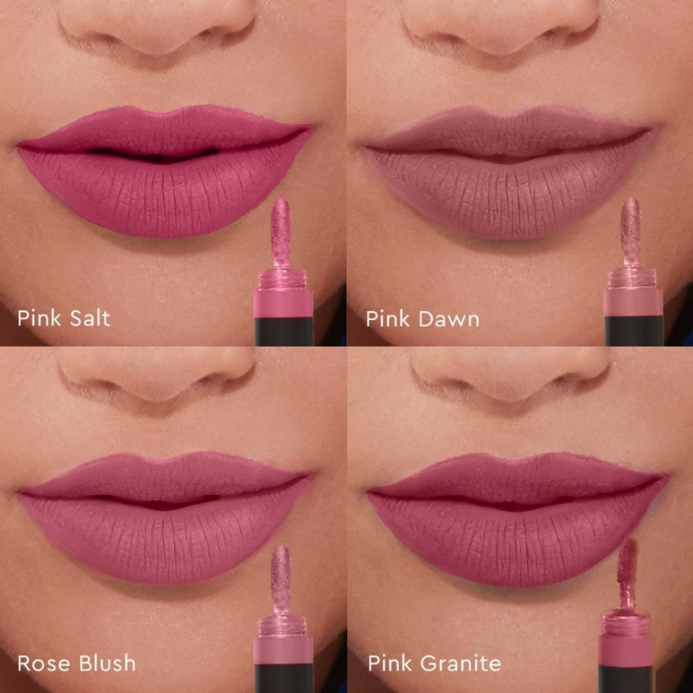 Kiro Four Play Non-Stop Airy Matte Liquid Lip Stack – Paramount Pink - Dista