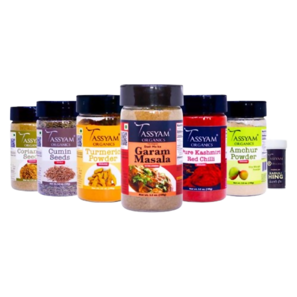 Tassyam Organics Student/ Traveller Essential Spice Pack - Distacart