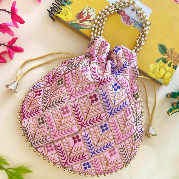 Joban Fashion Potli Bags - Pink