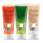 Thumbnail for Botanic Hearth Papaya & Vitamin C with Oat & Niacinamide with Neem, Cica & Salicylic Acid, Set of 3, 100 ml Each - Distacart