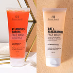 Thumbnail for Botanic Hearth Papaya & Vitamin C with Oat & Niacinamide Face Wash Set of 2, 100 ml Each - Distacart