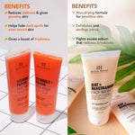 Thumbnail for Botanic Hearth Papaya & Vitamin C with Oat & Niacinamide Face Wash Set of 2, 100 ml Each - Distacart