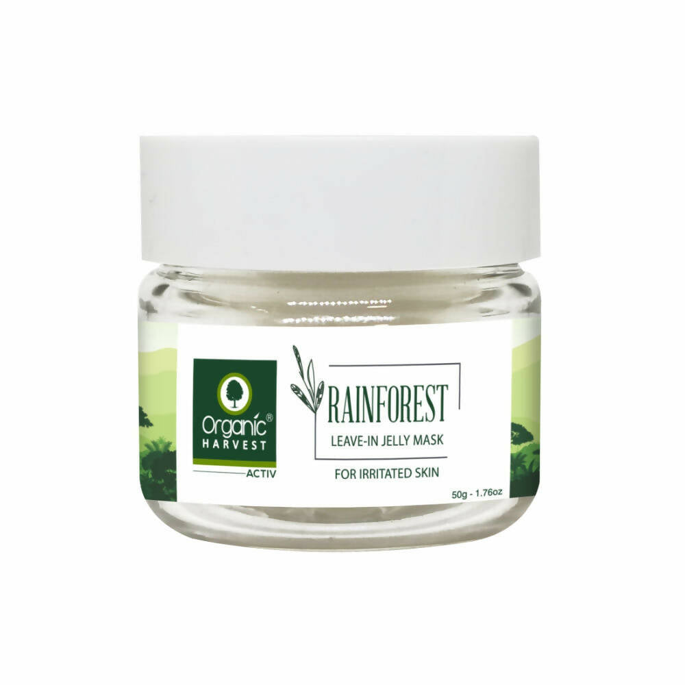 Organic Harvest Rainforest Leave-In Jelly Mask For Irritated Skin - Distacart