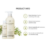Thumbnail for La'dor Triple Natural Shampoo - Hypoallergenic, Vegan, Mild Formula for Sensitive Scalp & Dry Hair - Distacart