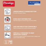 Thumbnail for Prestige SS Platina Popular Fry Pan - Silver - Dista