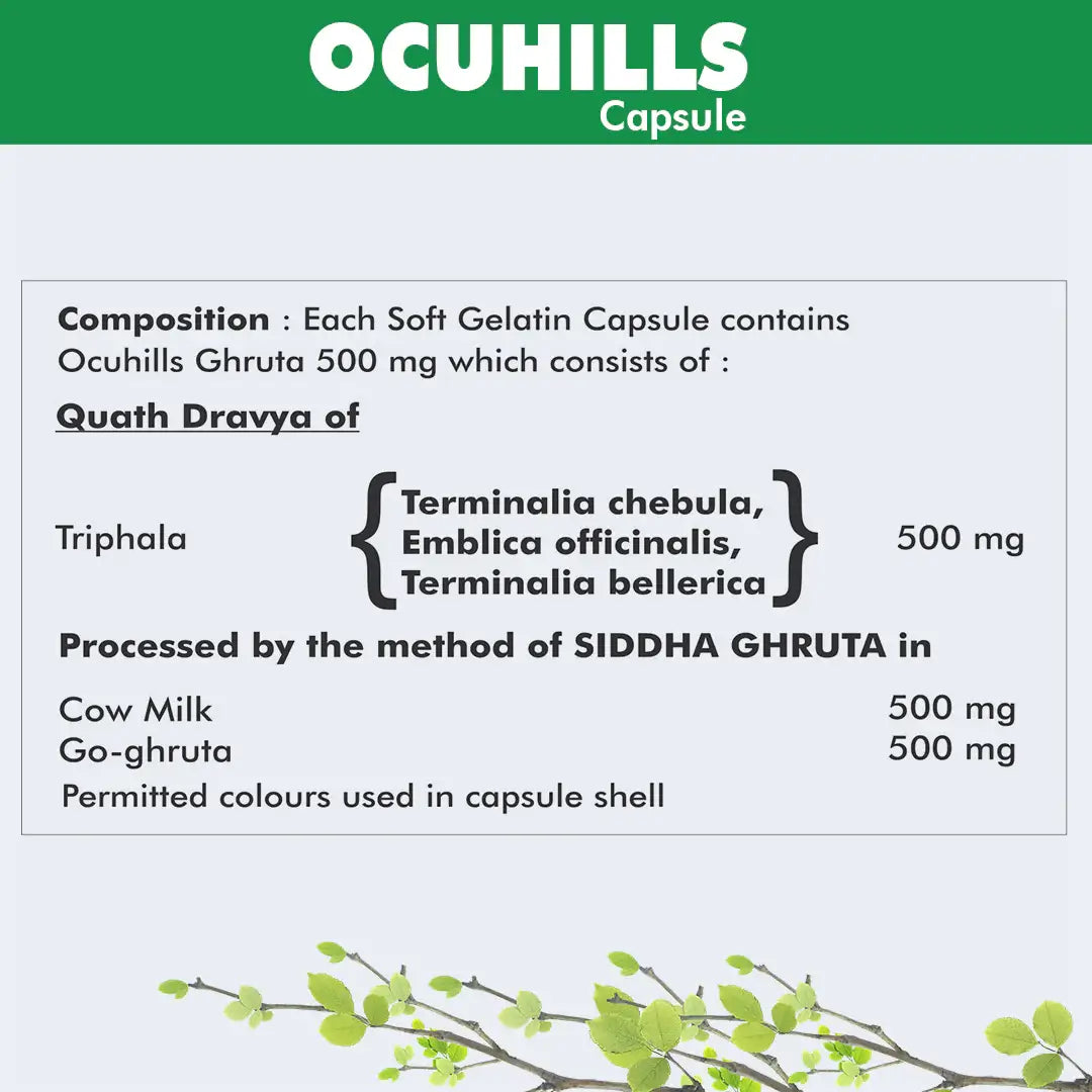 Herbal Hills Ayurveda Ocuhills Capsules - Distacart