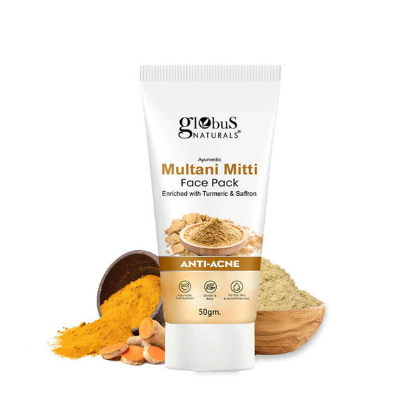 Globus Naturals Anti Acne Multani Mitti Face Pack - Distacart