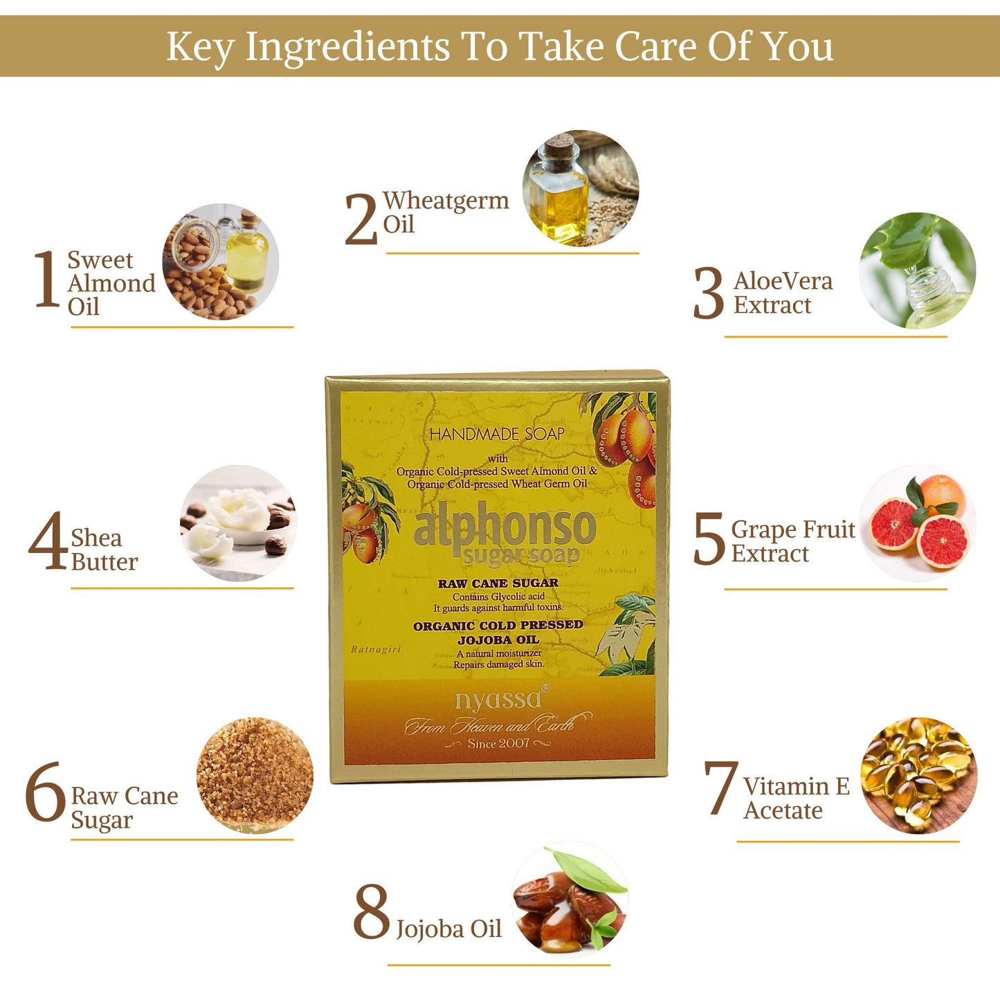 Nyassa Alphonso Sugar Soap - Dista