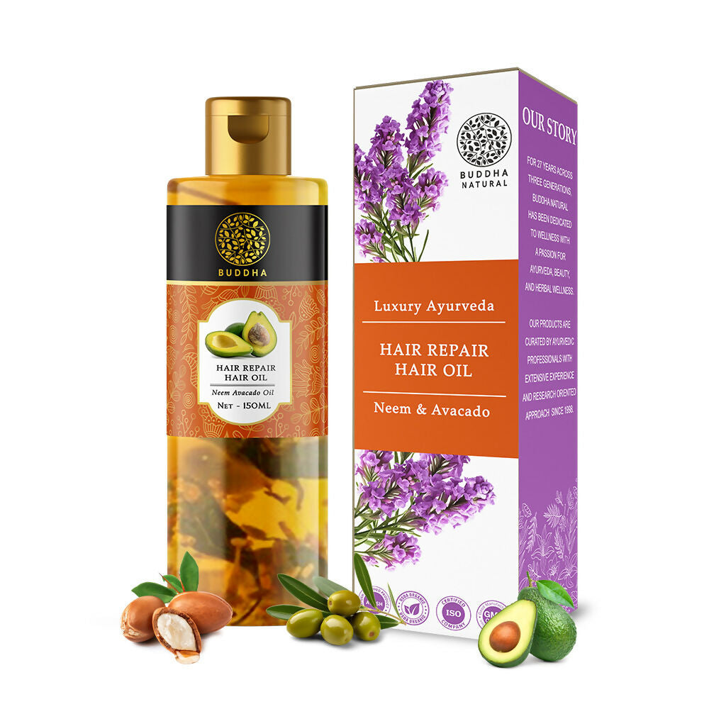 Buddha Natural Hair Repair Treatment Oil - Distacart