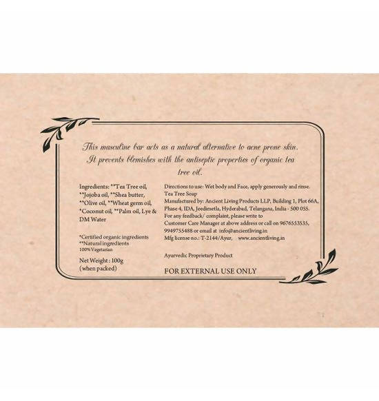 Ancient Living Tea tree Luxury Handmade Soap - Distacart