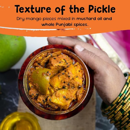 FarmDidi Punjabi Mango Pickle - Tangy & Salty - Distacart