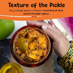 Thumbnail for FarmDidi Punjabi Mango Pickle - Tangy & Salty - Distacart