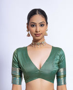 Thumbnail for Vishnu Weaves Women's Yellow Raw Silk Zari Woven Saree with Blouse - Distacart