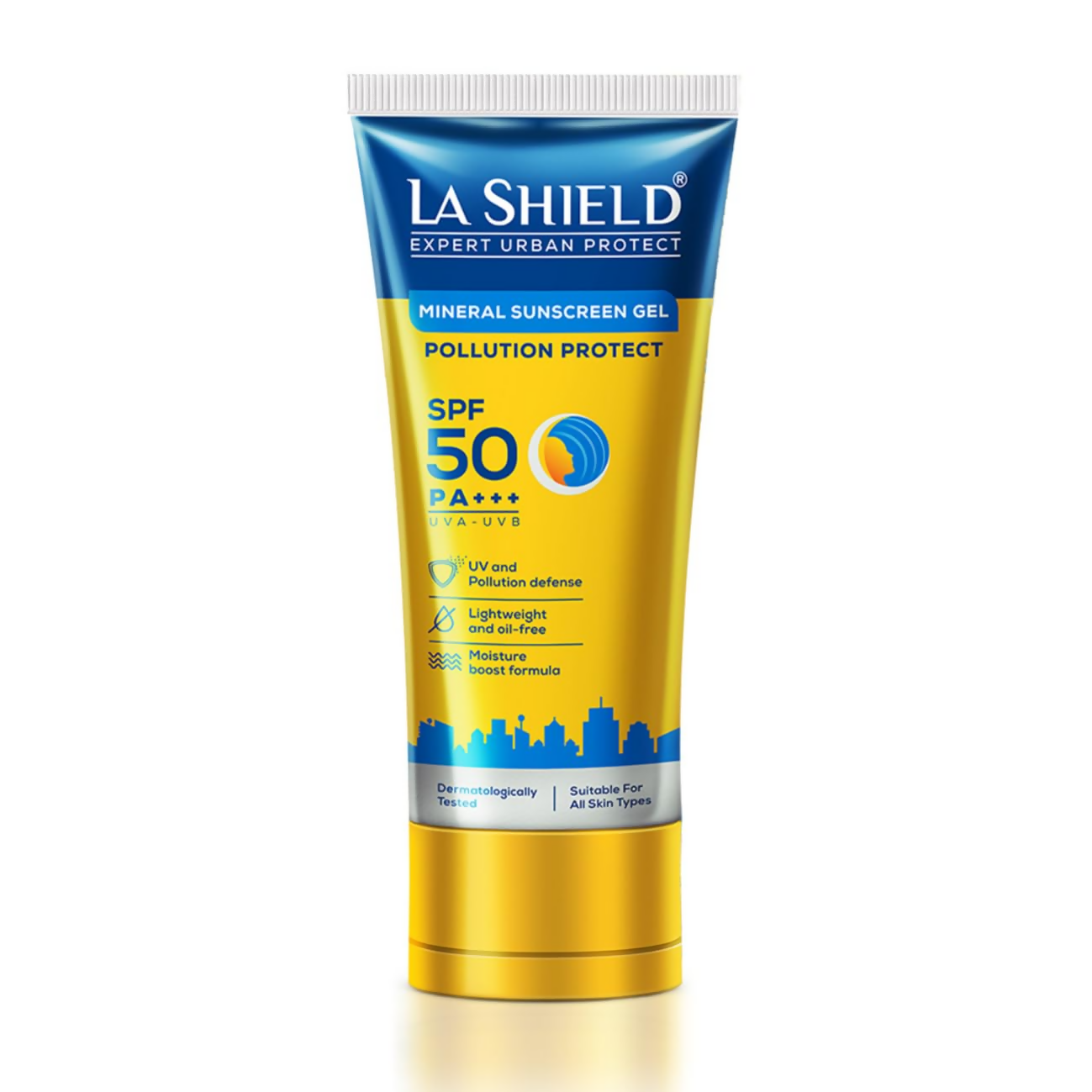 La Shield Pollution Protect SPF 50 Mineral Sunscreen Gel - Distacart
