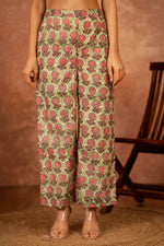Thumbnail for Joban Fashion Green Hand Block Printed Cotton Suit Set - Distacart