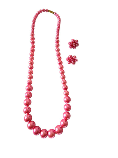 Inhanns Spectrum Everyday Pearl Sets - Single Strand - Pink - Distacart