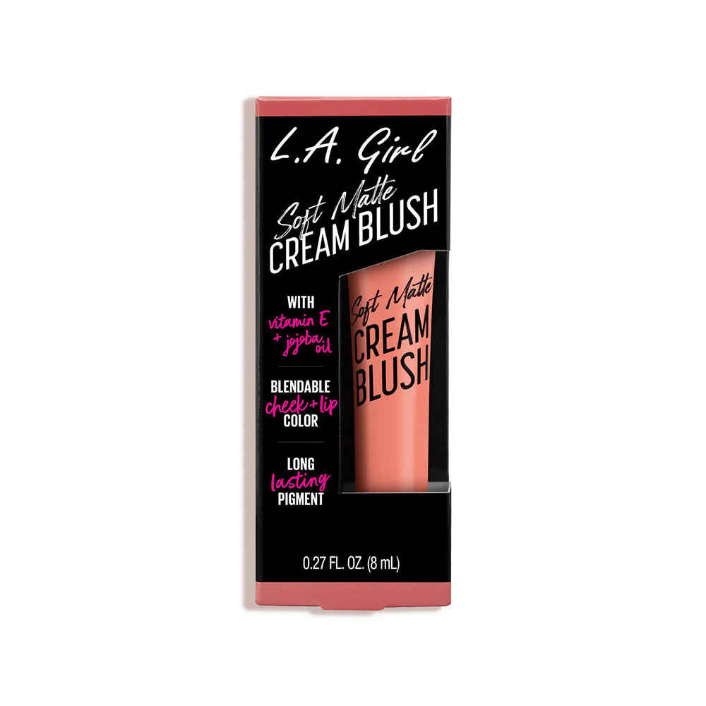 L.A. Girl Soft Matte Cream Blush - Rosebud - Distacart