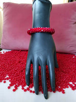 Thumbnail for Inhanns Unisex Crystal Bloom – Adjustable Crystal Bead Bracelets - Maroon - Distacart