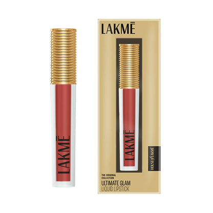 Lakme Ultimate Glam Matte Liquid Lipstick - Nude Myth - Distacart